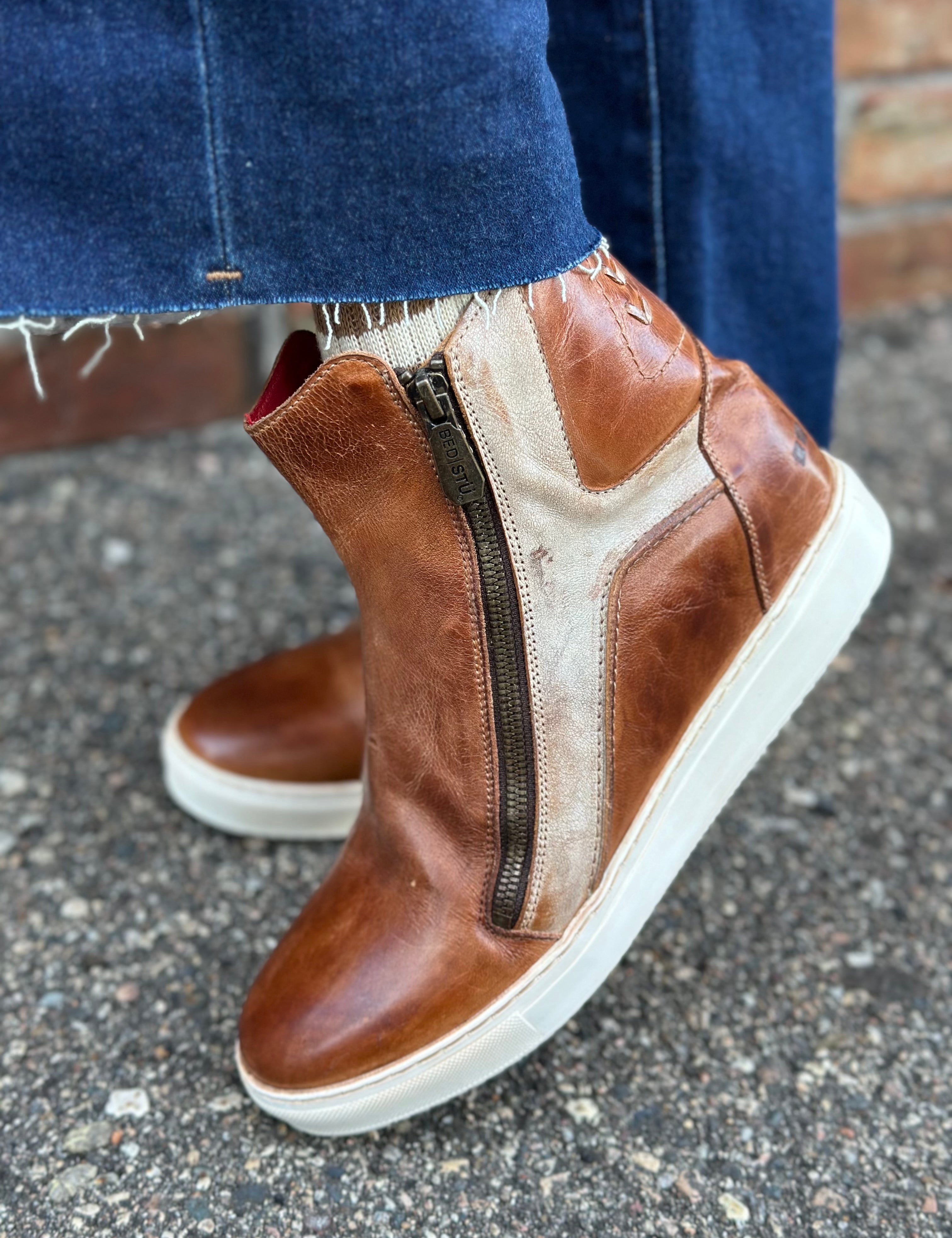 BED|STÜ Twist Tan Rustic Nectar Lux Shoes - Sneaker BED STU