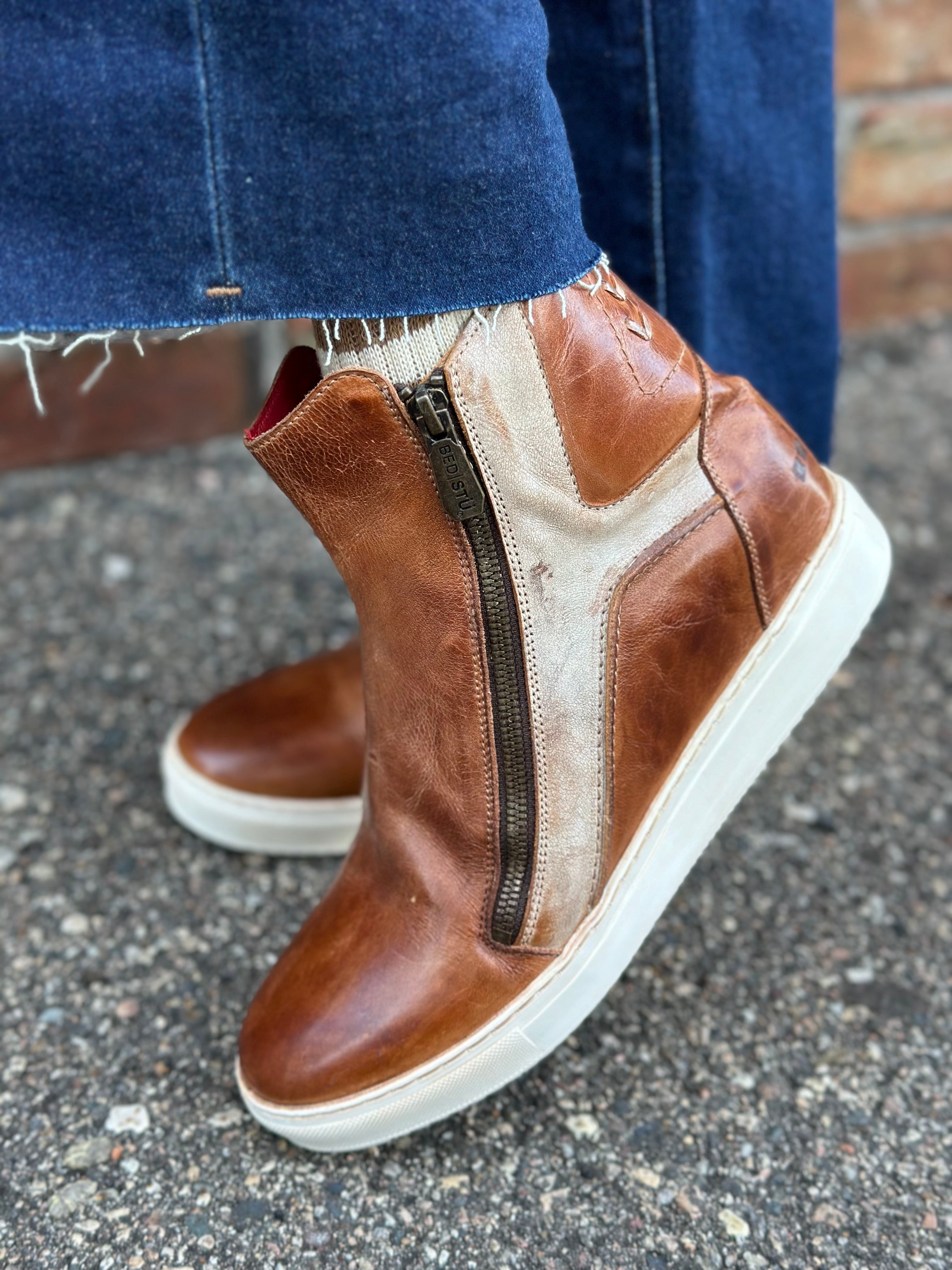 BED|STÜ Twist Tan Rustic Nectar Lux Shoes - Sneaker BED STU