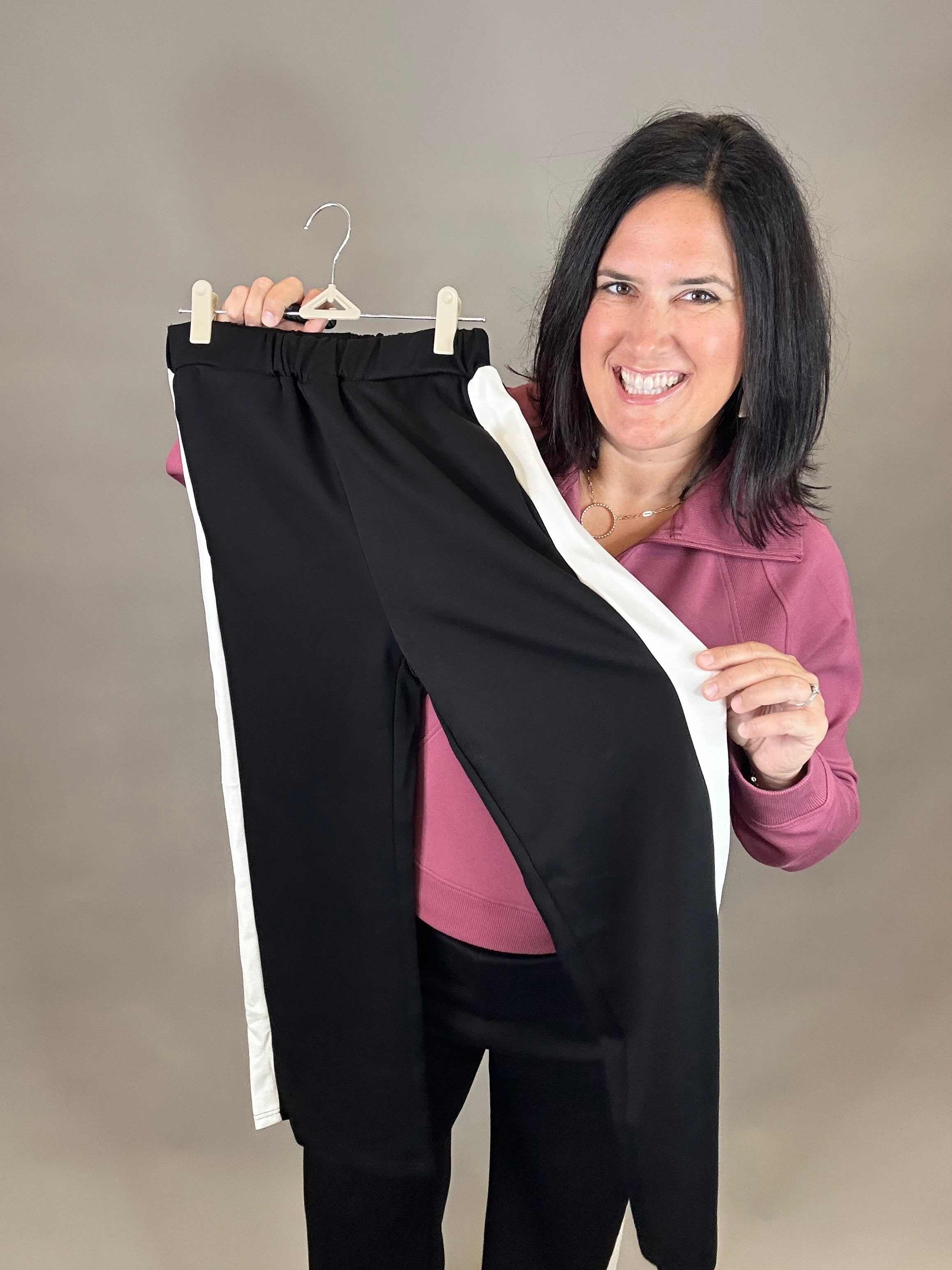 Lula Side Stripe Wide Bottoms - Pants P.CILL