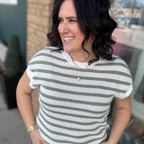 Sage Ashley Striped Sweater