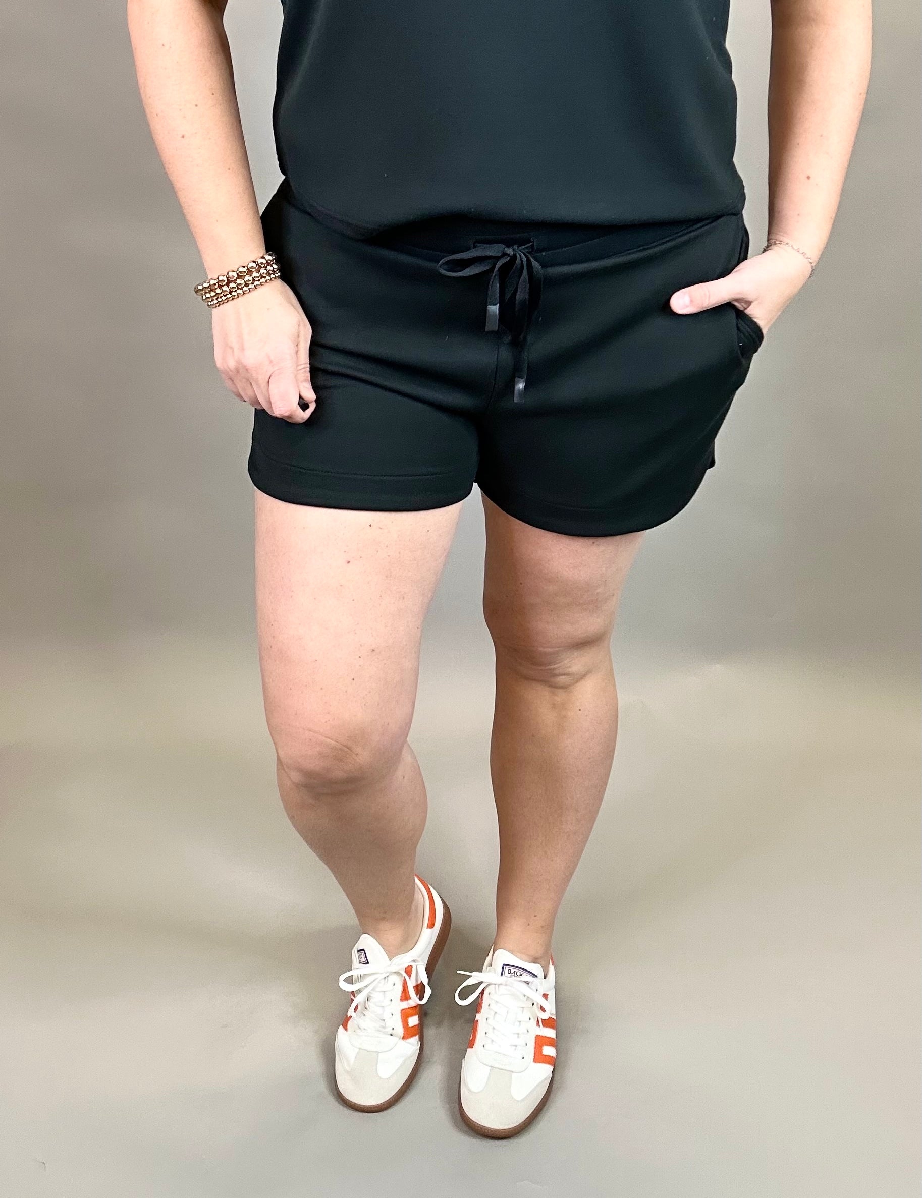 Black Rosie Shorts Bottoms - Shorts THREAD & SUPPLY