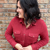 Crimson Heather Cassian Shirt