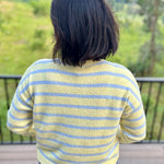 Daisy Sky Striped Cardigan Sweater Tops- Cardigans WISHLIST