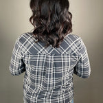 Charcoal Ivory Plaid Cassian Shirt Tops - Button Ups THREAD & SUPPLY