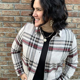 Tan/Black/Berry Adelaide Flannel