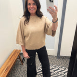 Oatmeal Dolman Sweater
