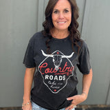 Black Country Roads T Tops- Tees HRT and LUV
