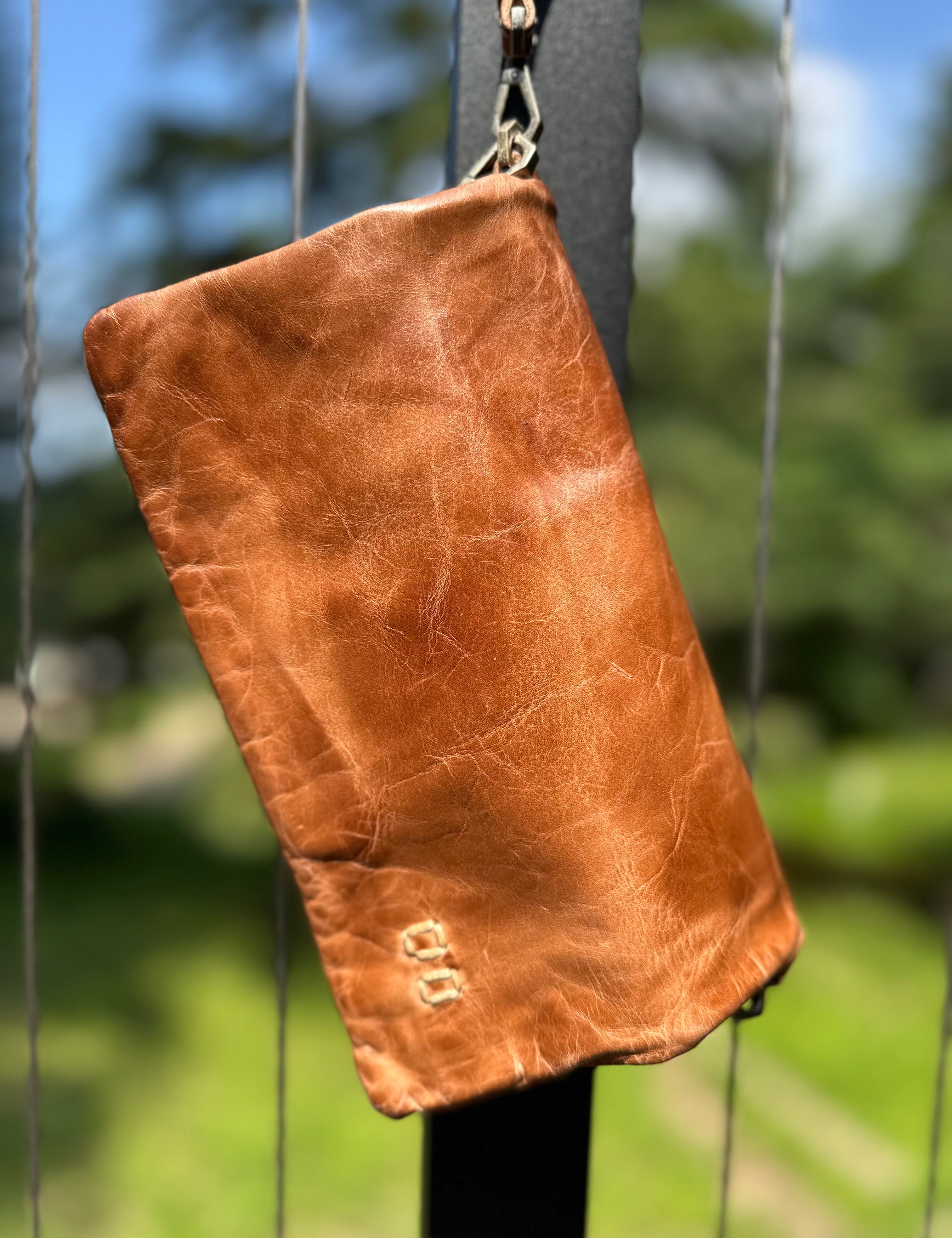 Bed|Stü Cadence in Tan Rustic Bags- Wallets & Wristlets BED STU