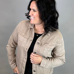 Taupe Jackie Jacket Outerwear- Jackets THREAD & SUPPLY