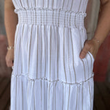 Ivory Taupe Amorette Dress Dresses THREAD & SUPPLY