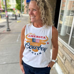Make America Cowboy Again Tank Tops- Tees HRTandLUV