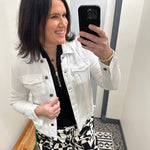 White Jackie Jacket Outerwear- Jackets THREAD & SUPPLY