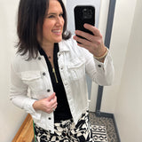 White Jackie Jacket Outerwear- Jackets THREAD & SUPPLY