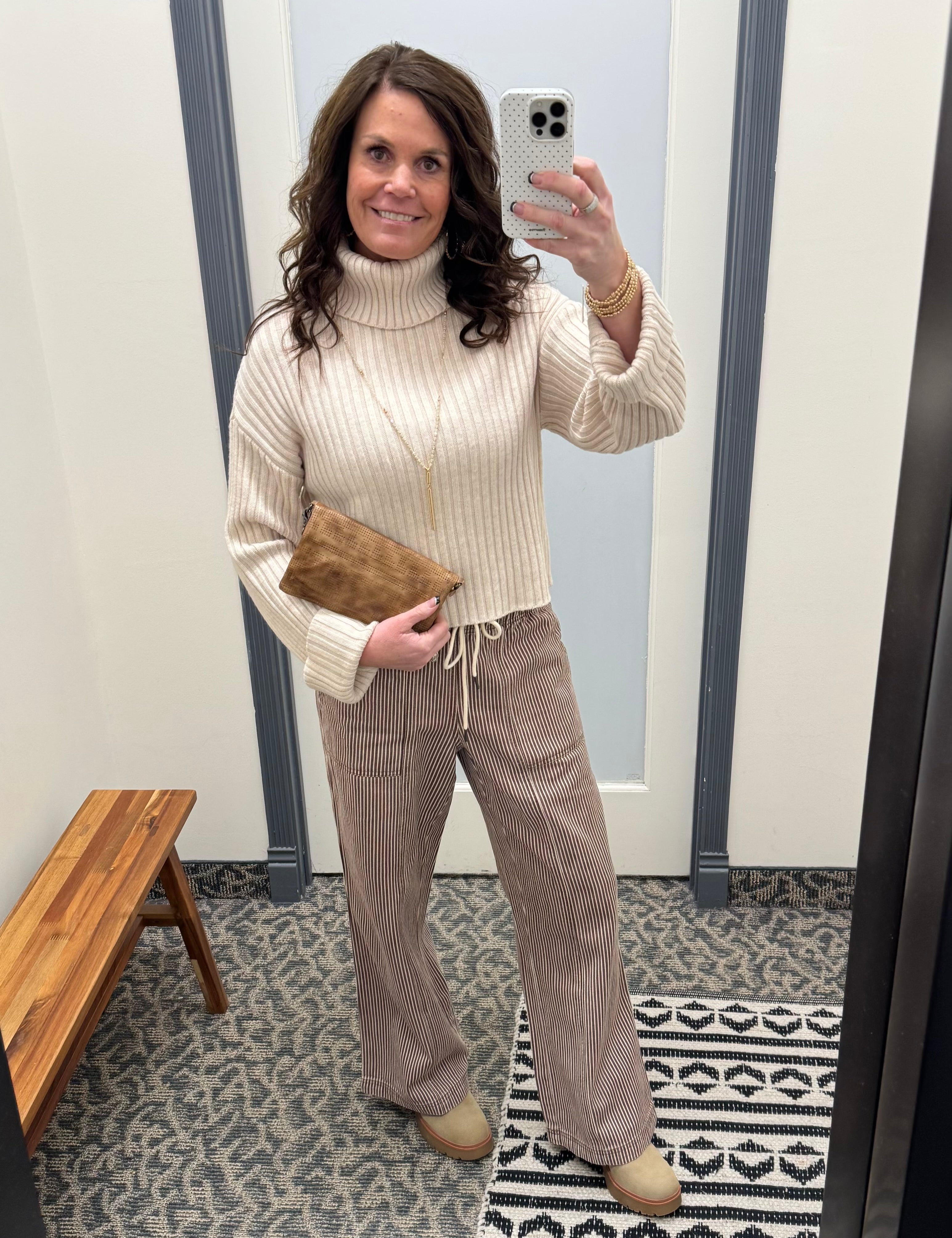 Bone White Virginia Sweater Top - Sweater THREAD & SUPPLY