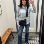 Blue/Tan Beatrice Flannel Tops - Button Ups FLAG AND ANTHEM