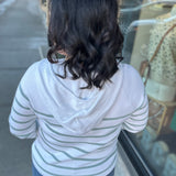 Ivory Blue Braxton Jacket