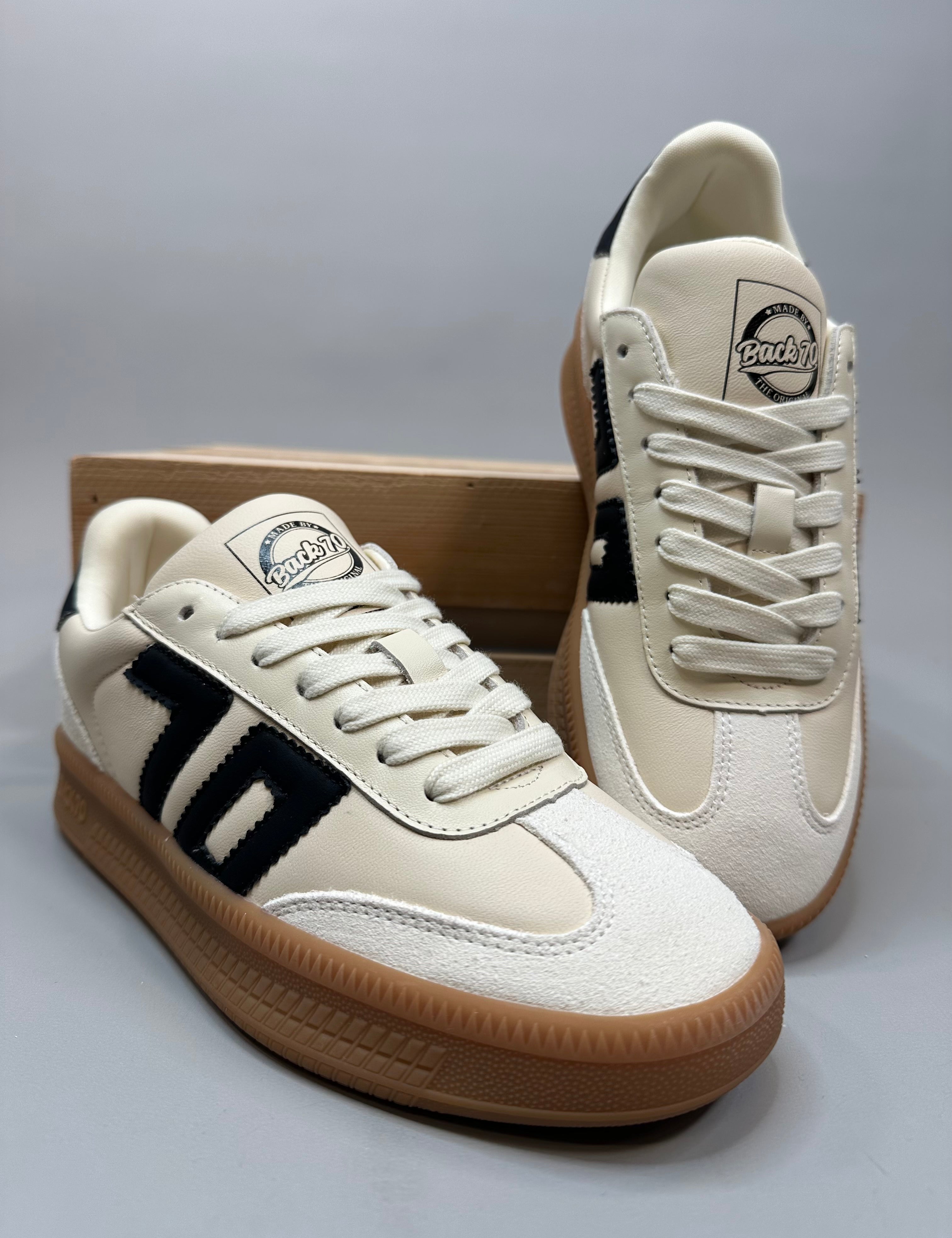 Back 70 Double Butter Black Sneaker Shoes - Sneaker Back 70