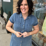 Dusty Denim June Dress