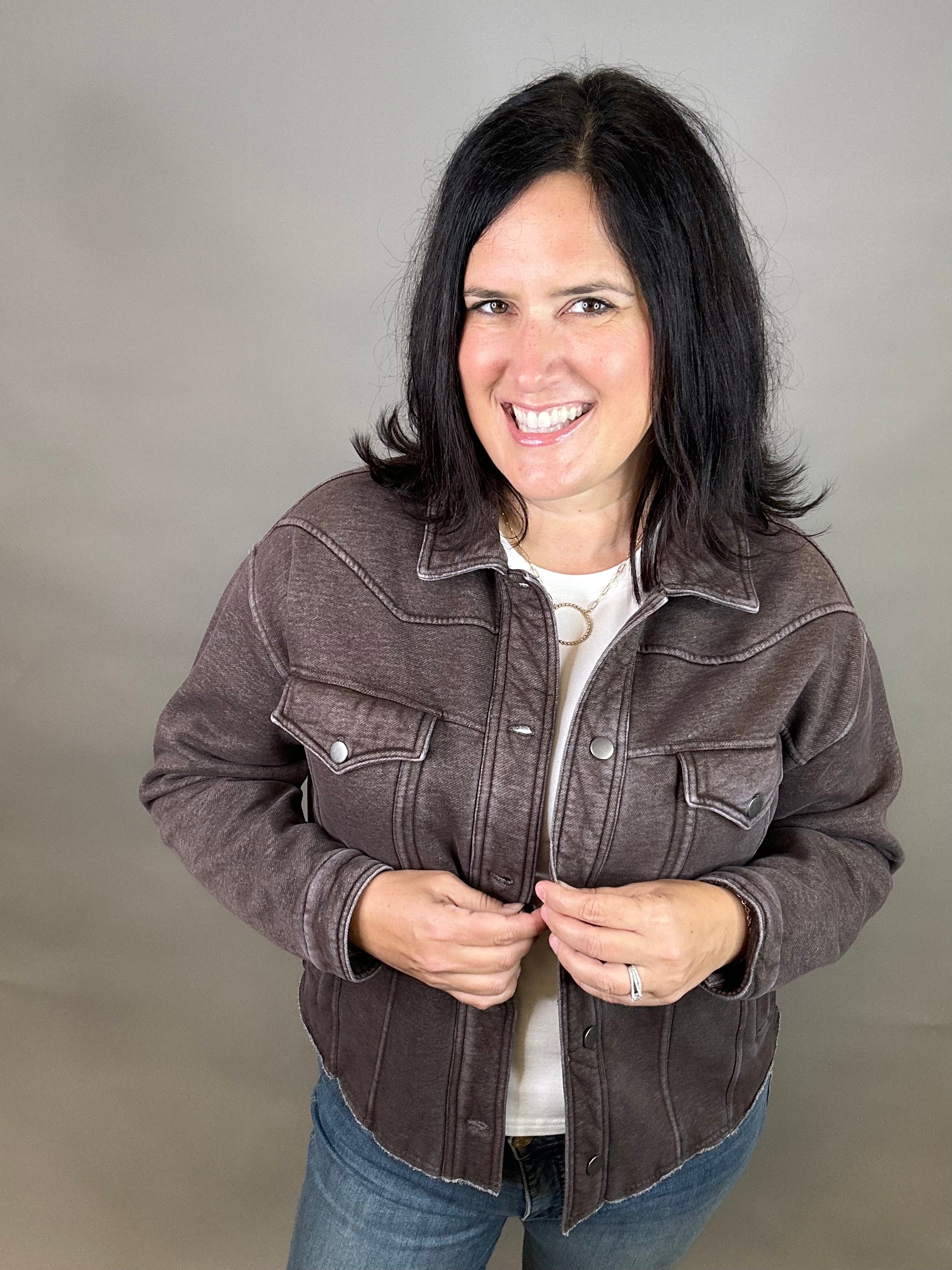 Coffee Bean Marion Jacket Outerwear- Jackets THREAD & SUPPLY