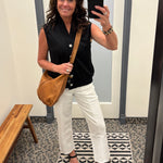 White Charlotte High Rise Jeans Bottom- Pants KUT FROM THE KLOTH