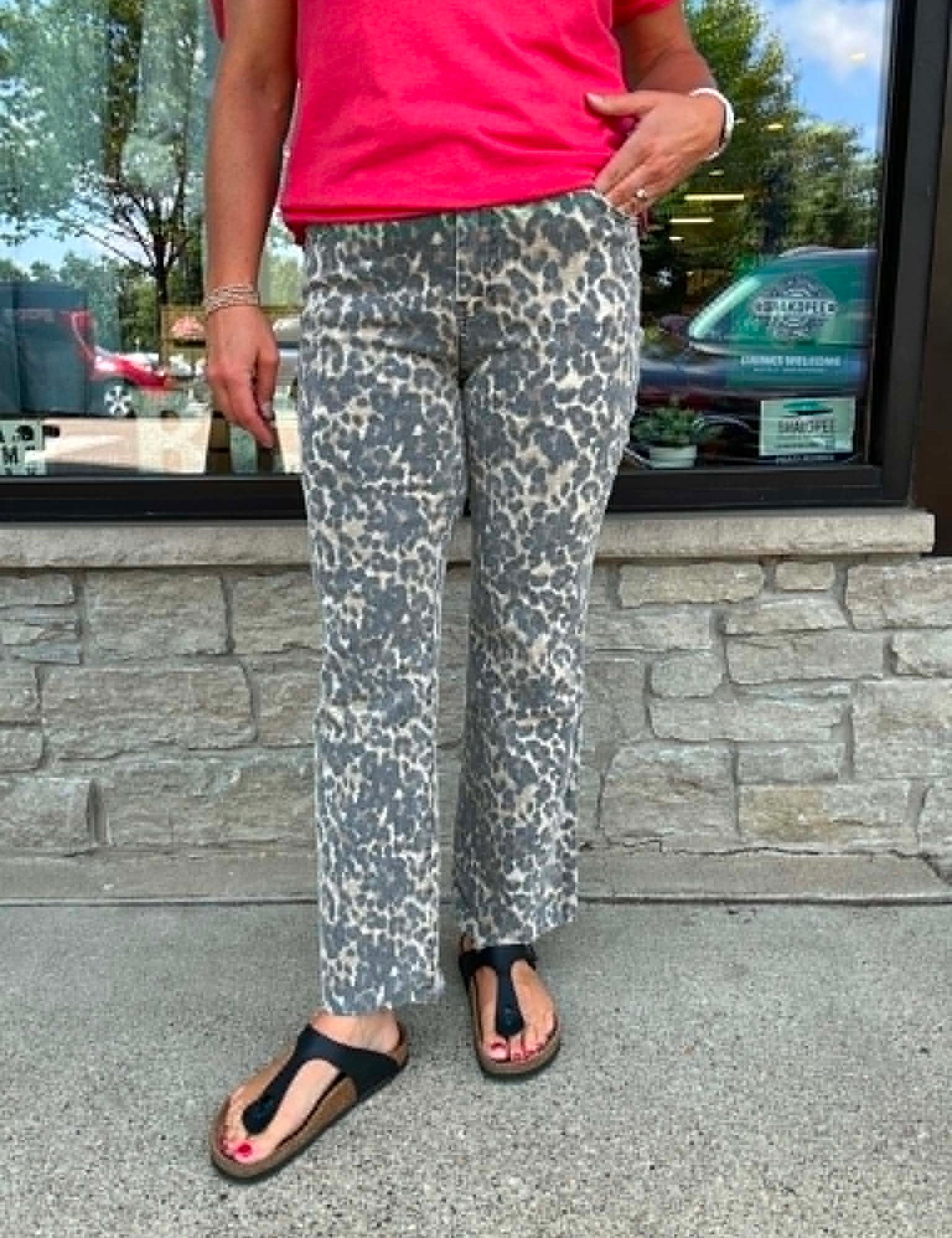 Tan/Brown Kelsey High Rise Ankle Flare Bottom- Pants KUT FROM THE KLOTH