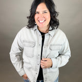 Grey Wash Etta Shirt