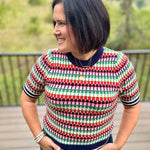Multi Color Knit Sweater Top Top - Sweater THML