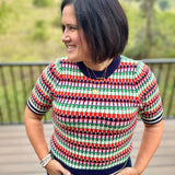 Multi Color Knit Sweater Top Top - Sweater THML