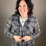 Charcoal Ivory Plaid Cassian Shirt Tops - Button Ups THREAD & SUPPLY