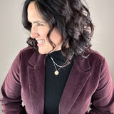 Patty Deep Plum Blazer Outerwear- Blazers VELVET HEART