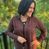 Mahogany Ginger Top Tops - Button Ups THREAD & SUPPLY
