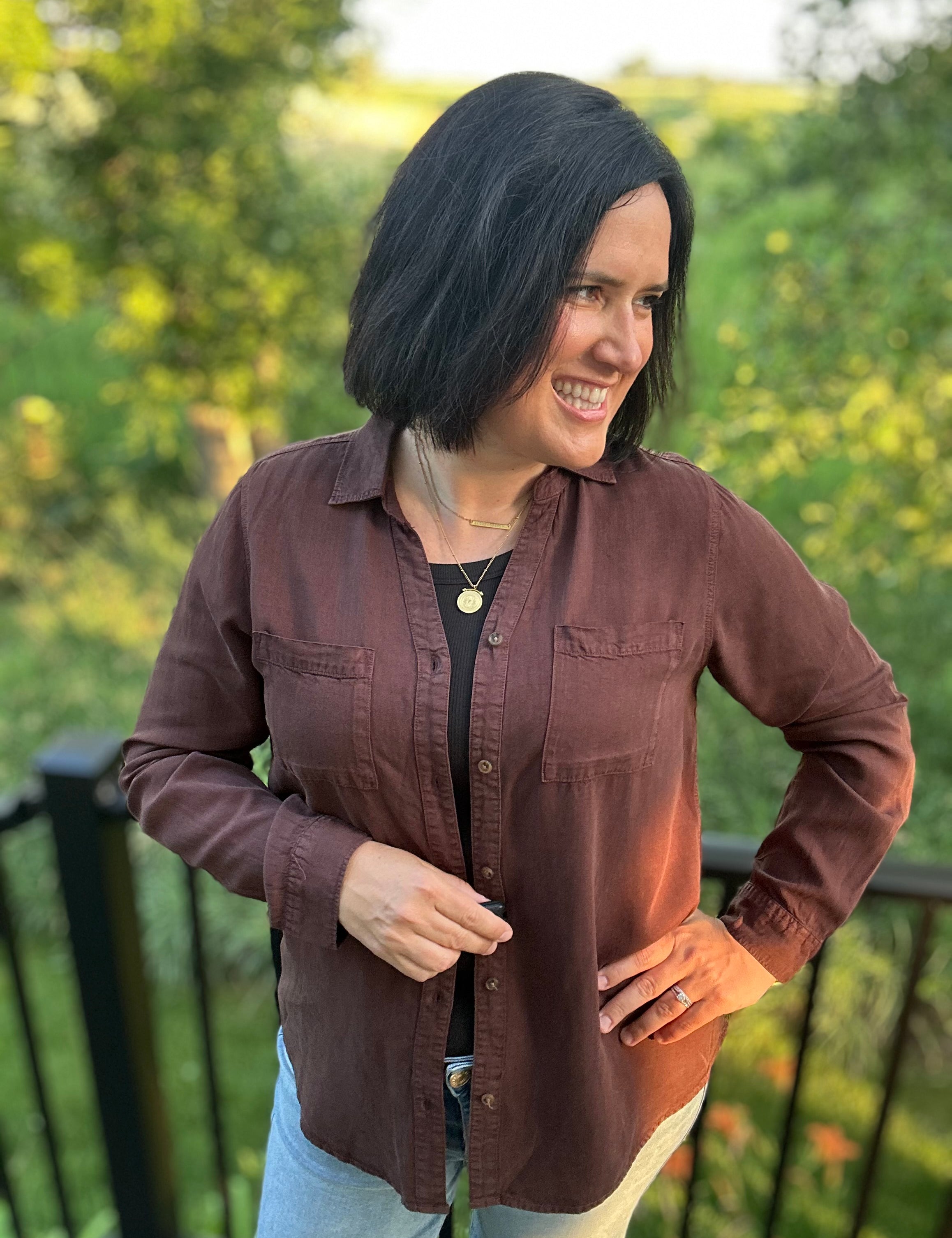 Mahogany Ginger Top Tops - Button Ups THREAD & SUPPLY