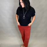 Paprika Kelsey Ankle Flare Jeans Bottom- Pants KUT FROM THE KLOTH