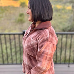 Mauve Plaid Holland Jacket Outerwear- Jackets THREAD & SUPPLY