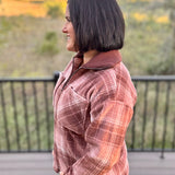 Mauve Plaid Holland Jacket Outerwear- Jackets THREAD & SUPPLY