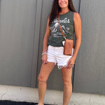 Olive Wander Breathe Deeply Tank Tops- Tanks HRT and LUV