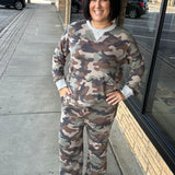 Camo Brushed Jersey Lounge Pants