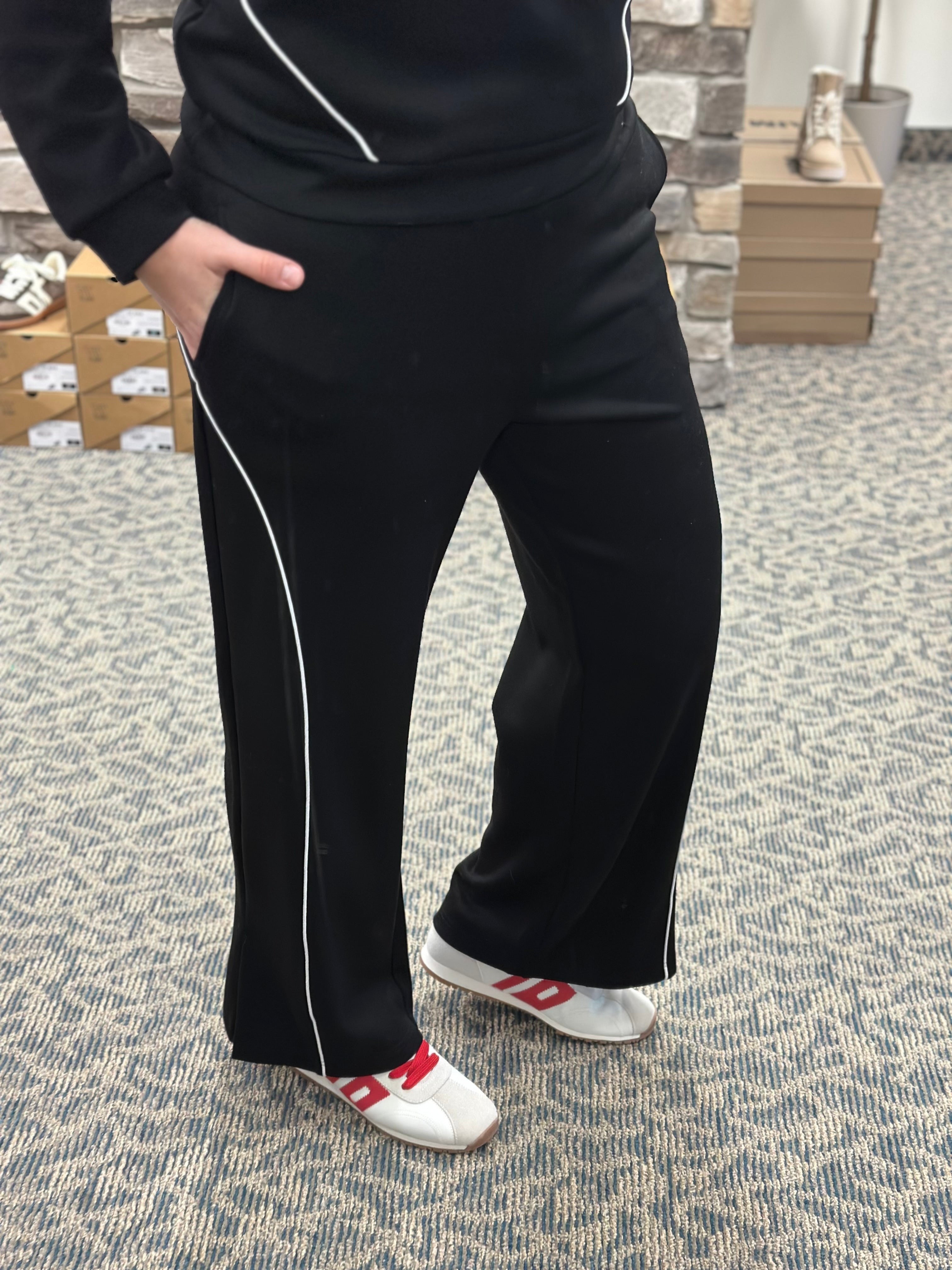 Black Britney Pants Bottom- Pants THREAD & SUPPLY