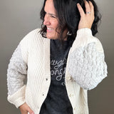 Brielle Mixed Stitch Cardigan