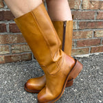 Froe Tan Distressed Boot- ROAN by Bed Stu Shoes- Boots & Booties BED STU