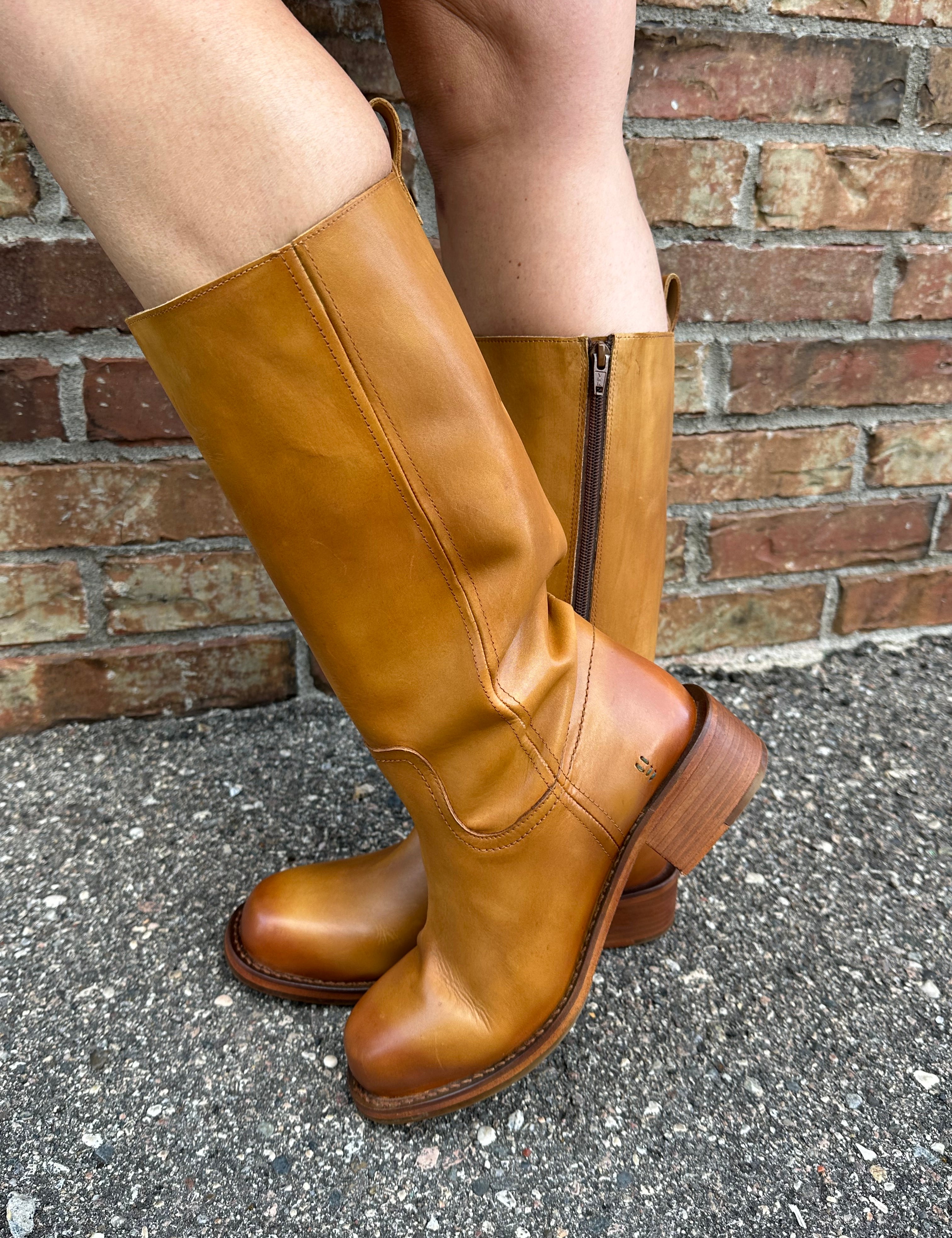 Froe Tan Distressed Boot- ROAN by Bed Stu Shoes- Boots & Booties BED STU