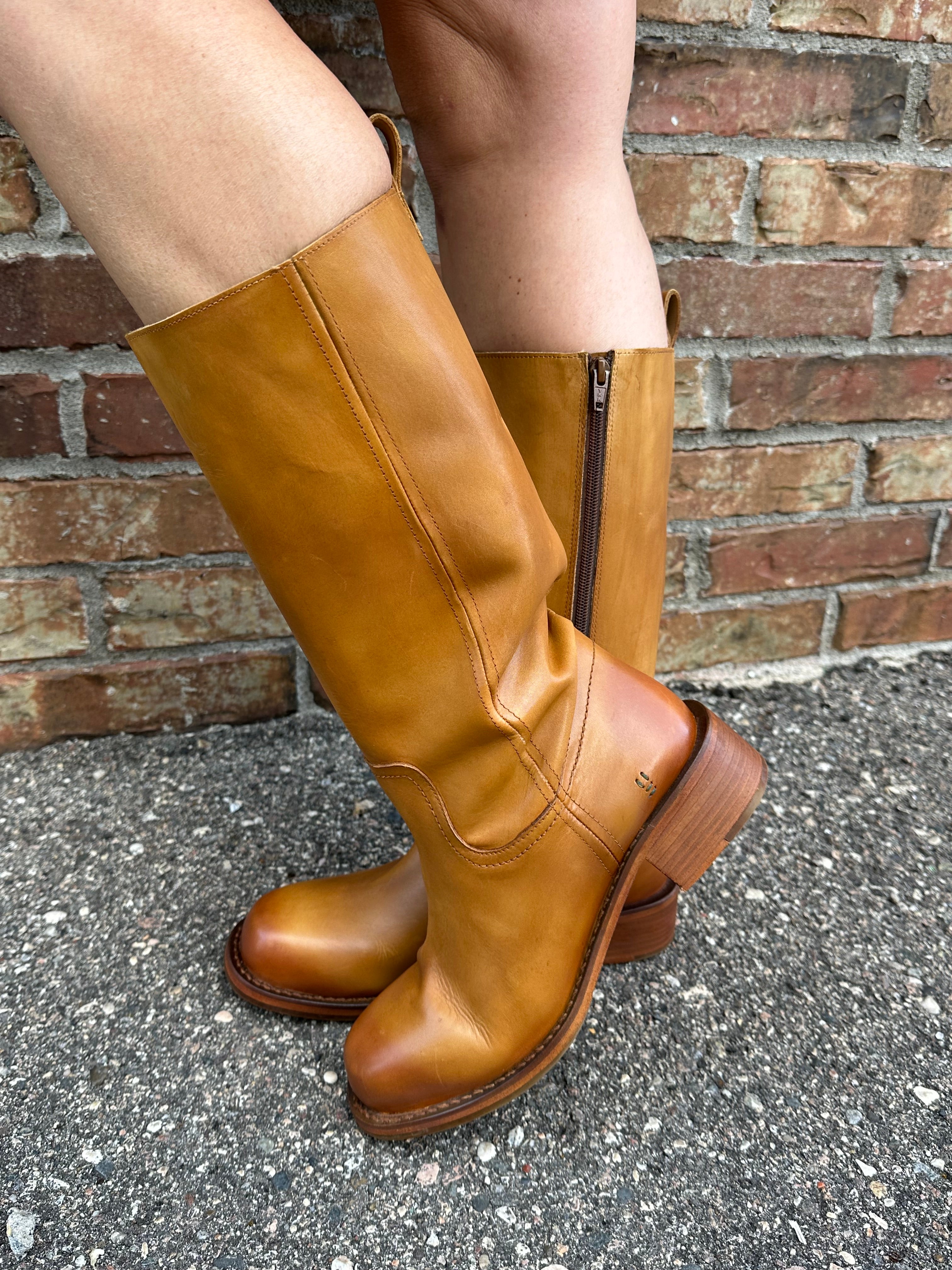 Froe Tan Distressed Boot- ROAN by Bed Stu Shoes- Boots & Booties BED STU
