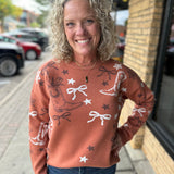 Western Theme Sweater