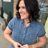 Dusty Denim June Dress