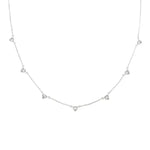 18K Gold Triangle Drop Necklace: Silver Brenda Grands Waterproof Jewelry