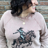 Mocha Cowgirl Graphic Sweatshirt