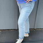 Light Wash Catherine Boyfriend Jeans Bottom- Pants KUT FROM THE KLOTH