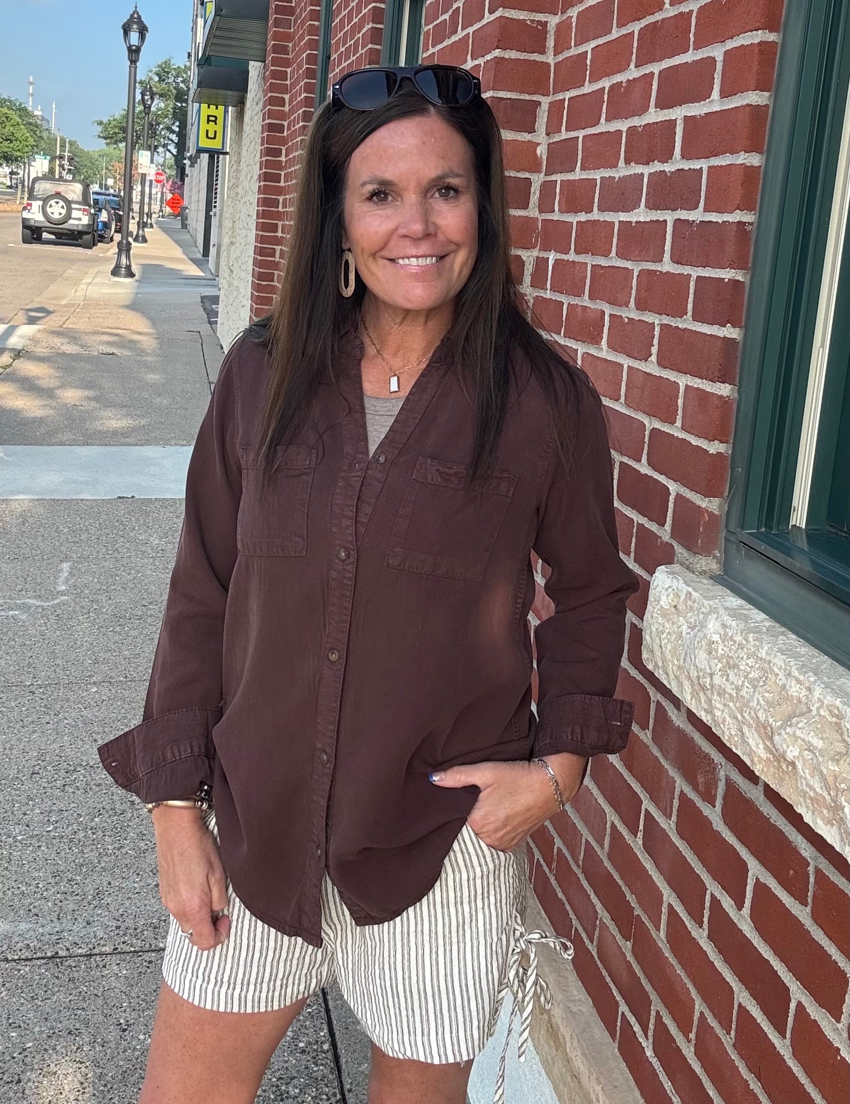 Mahogany Ginger Top Tops - Button Ups THREAD & SUPPLY
