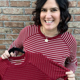 Berry Frannie Reversible Top