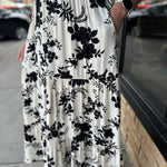 Black Tie Shoulder Maxi Dress Dresses DOE & RAE